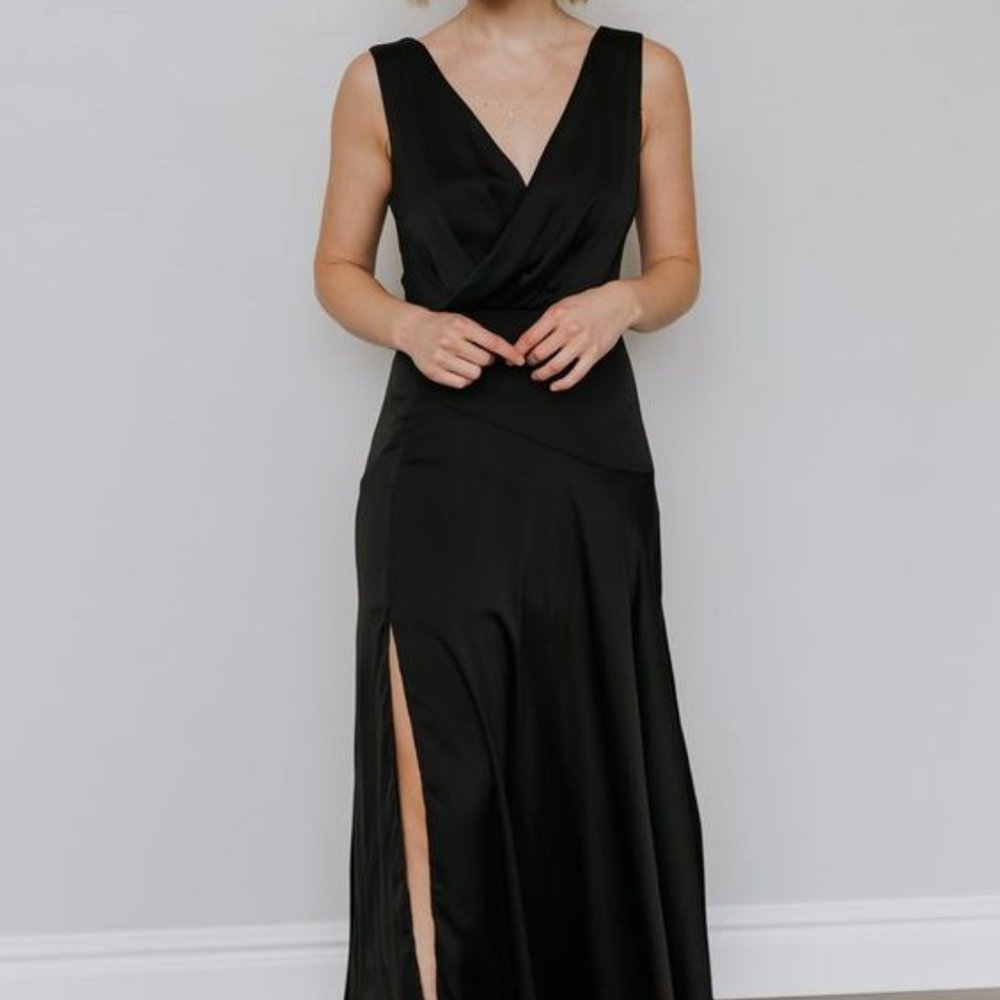 Baltic Born Sierra Black Formal Maxi Dress NWT